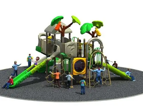 Playground exterior Serie Árboles · 9.37 × 7.63 × 4.93 m