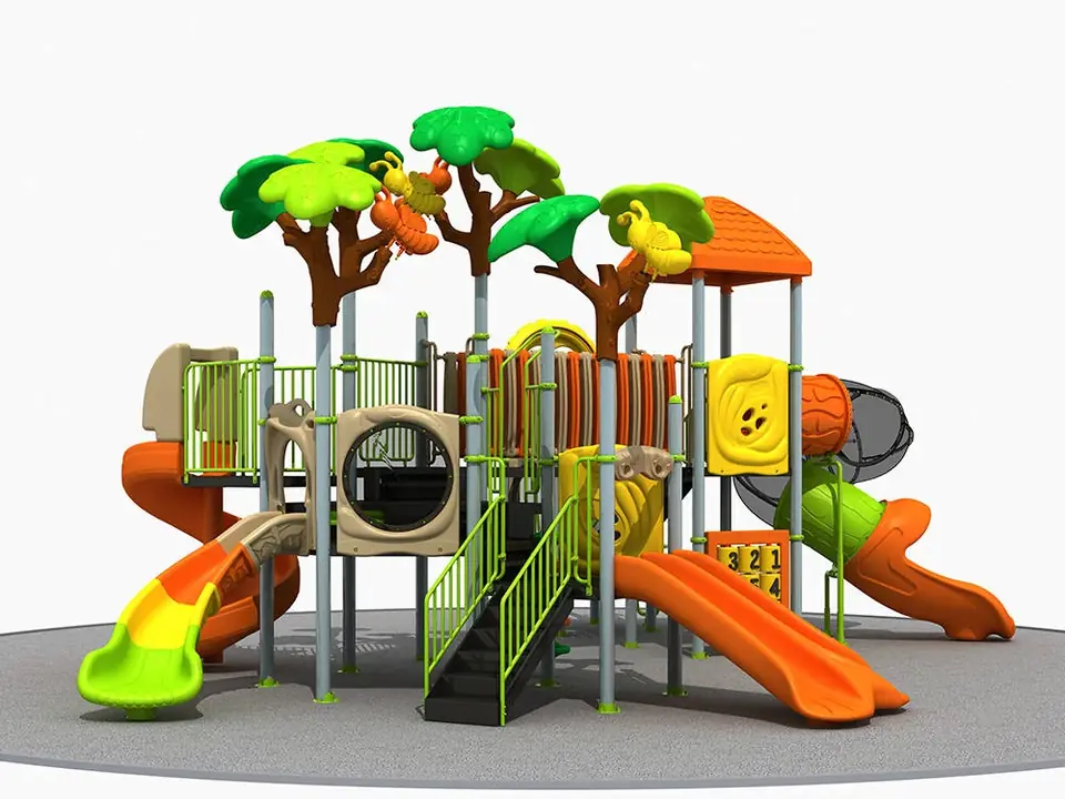 Playground exterior Serie Árboles · 10 × 7.5 × 5.1 m