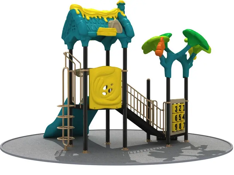 Playground exterior Serie Árboles · 4.5 × 4.1 × 4.2 m · Modelo 0543
