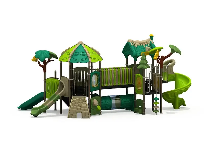 Playground exterior Serie Árboles · 10.2 × 6.5 × 4.5 m