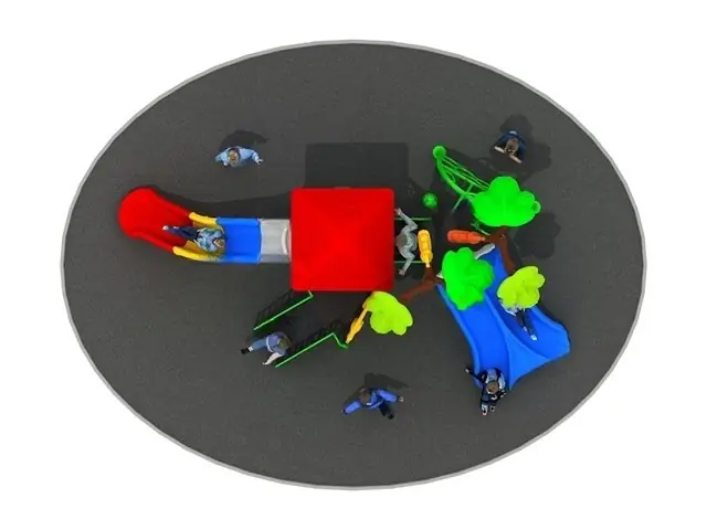 Playground exterior Serie Árboles · 6.55 × 3.65 × 3.87 m