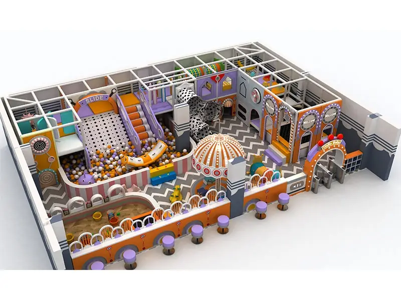 Playground interior · 140 m² · Modelo 0007