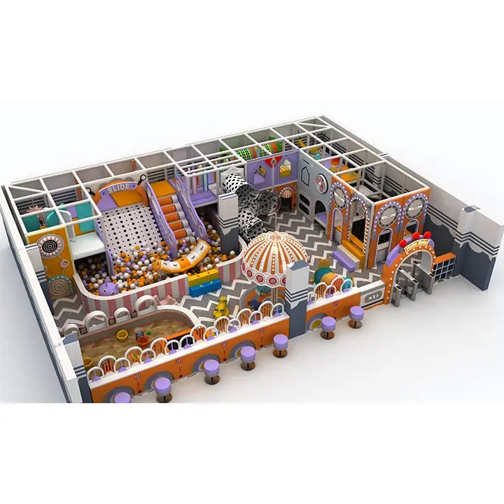 Playground interior · 140 m² · Modelo 0008