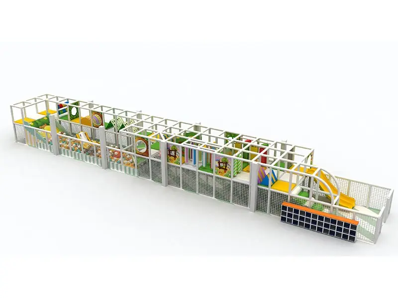Playground interior tema castillo · 70 m² · Modelo 0019
