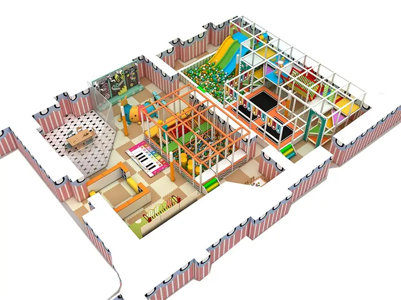 Playground interior · 20 × 15 m · Modelo 0030