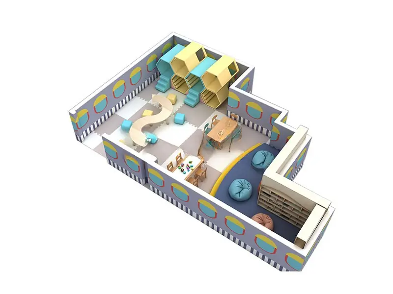 Playground interior · 9 × 6 m · Modelo 0036