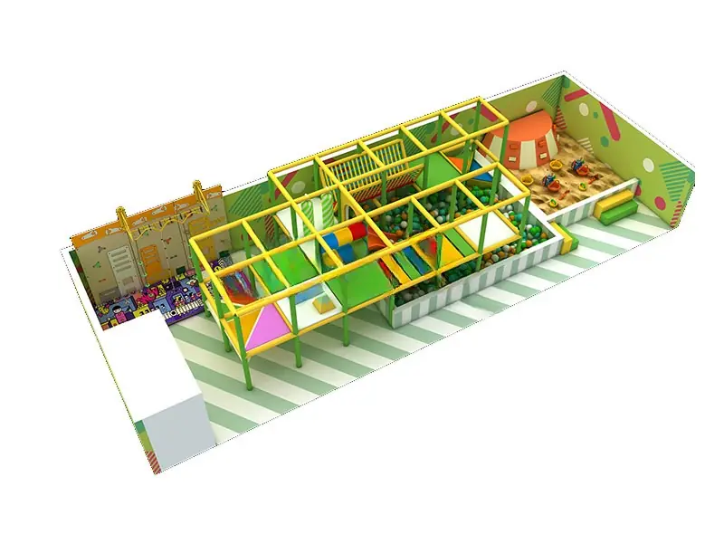 Playground interior · 9 × 6 m · Modelo 0037