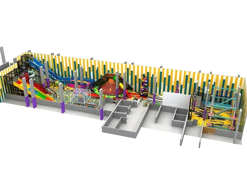 Playground interior · 60 × 15 m · Modelo 0045