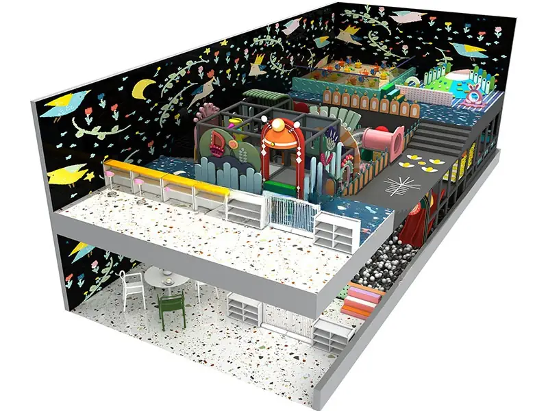 Playground interior · 168 m²