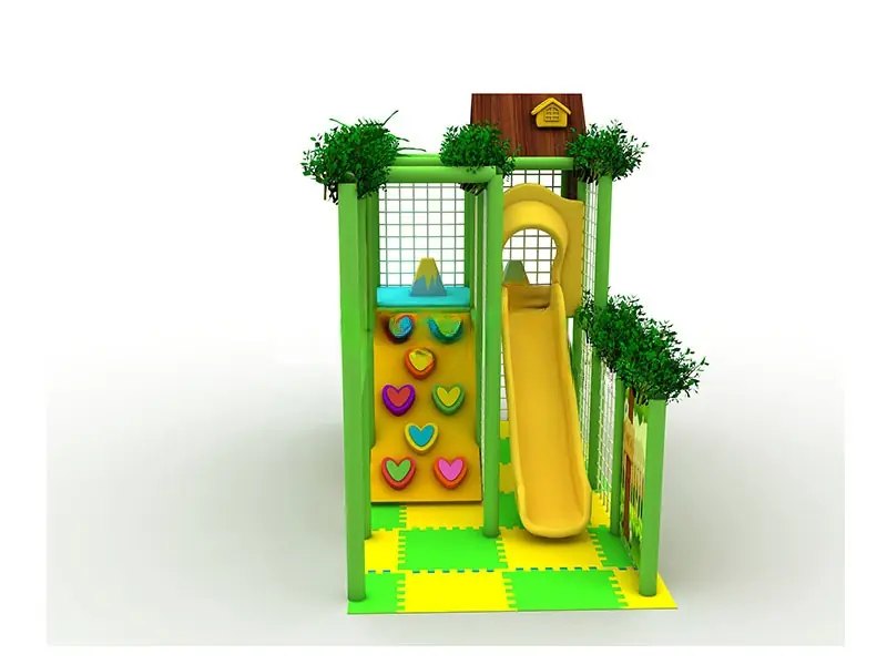 Playground interior tema bosque · 2 × 4 m