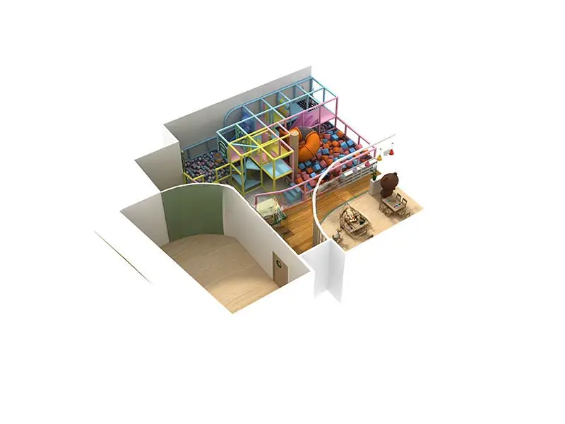 Playground interior · 13 × 14 m · Modelo 0088