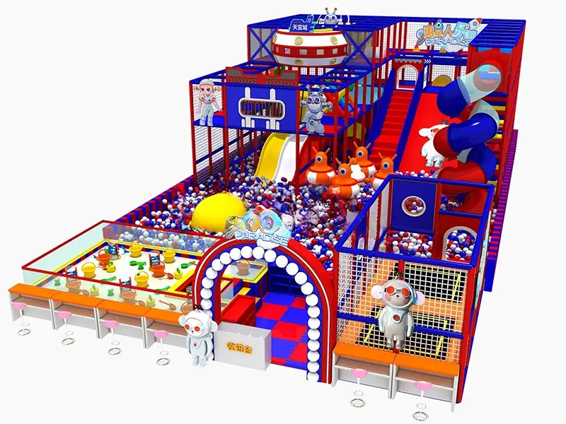 Playground interior · 20 × 10 m · Modelo 0095