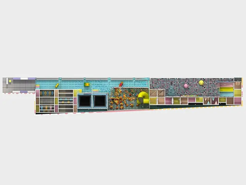 Playground interior · 200 m² · Modelo 0110