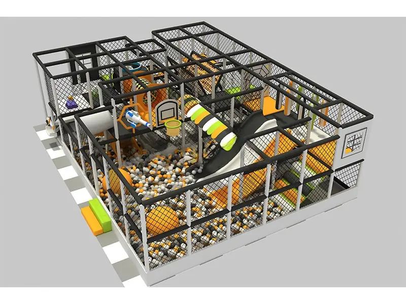 Playground interior · 15 × 15 m