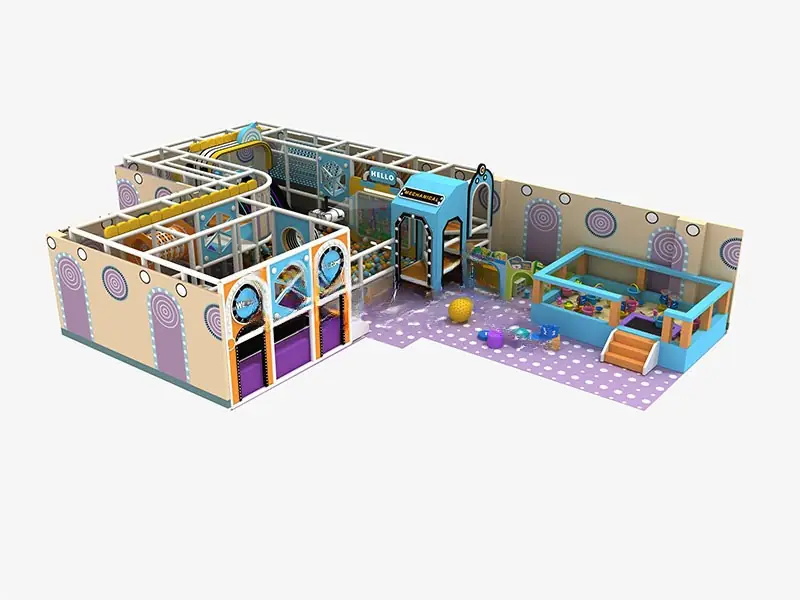 Playground interior · 9.5 × 15 m