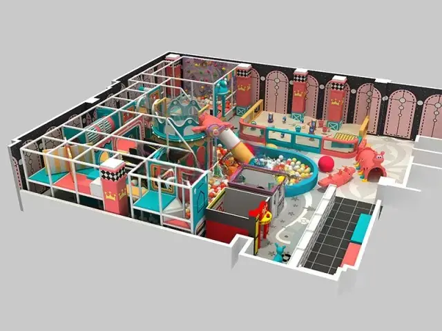 Playground interior · 13 × 14 m · Modelo 0144