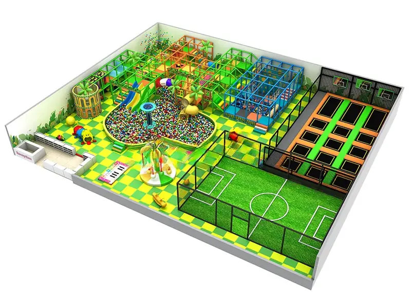 Playground interior · 29 × 24 m