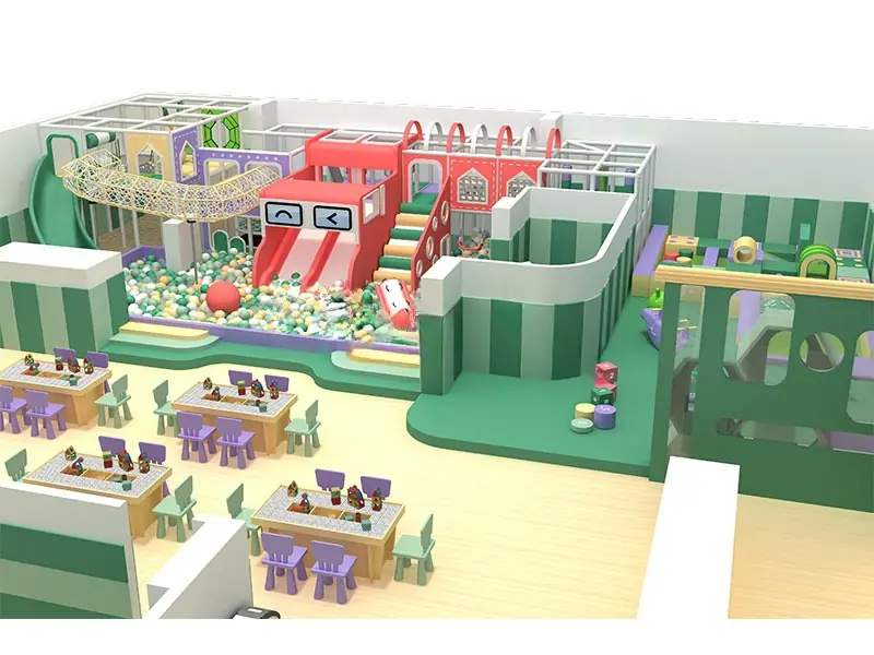 Playground interior · 24 × 24 m · Modelo 0176