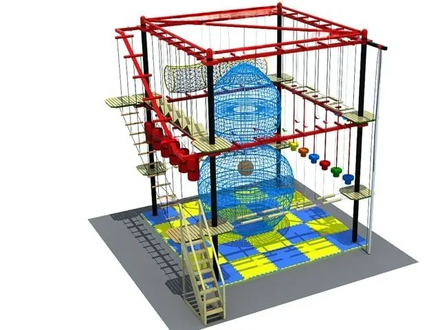 Circuito de cuerdas interior · 6.6 × 5.8 × 5.1 m