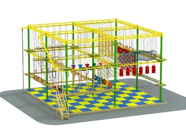 Circuito de cuerdas interior · 10.9 × 10.1 × 5.1 m · Modelo 0188