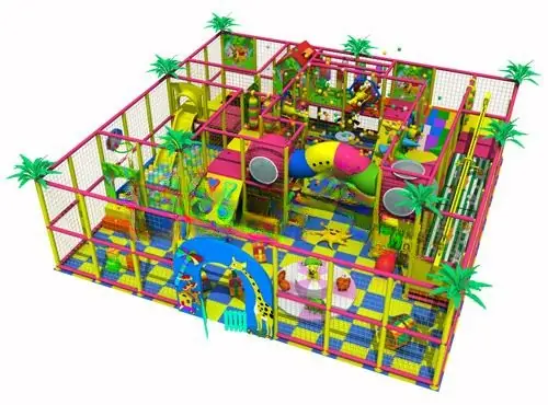Playground interior tema nieve · 10 × 10 × 3 m