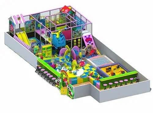 Playground interior · 8 × 15 × 3.2 m