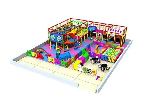 Playground interior · 15.56 × 12.6 × 2.8 m