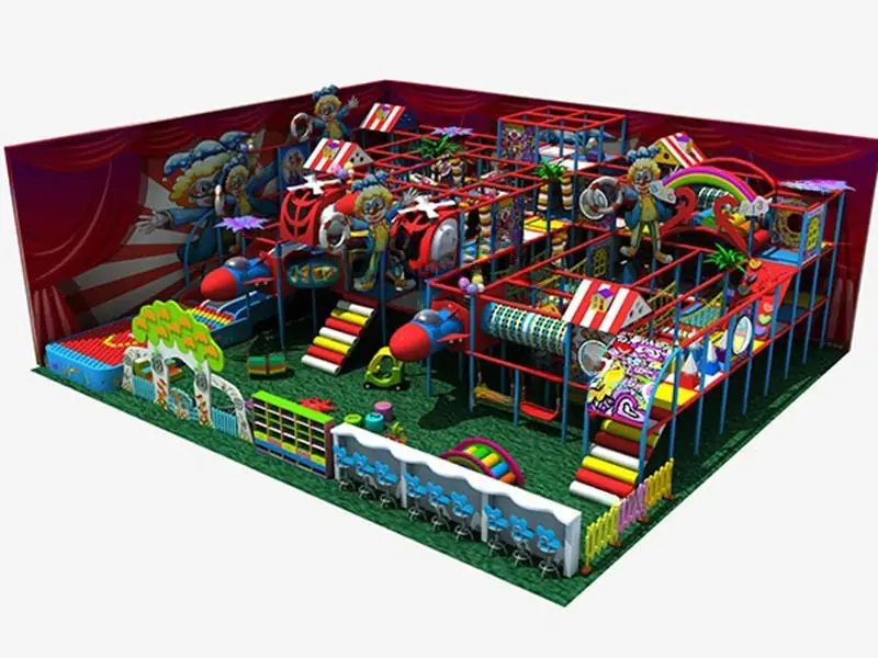 Playground interior · 15.5 × 13.5 × 5.3 m