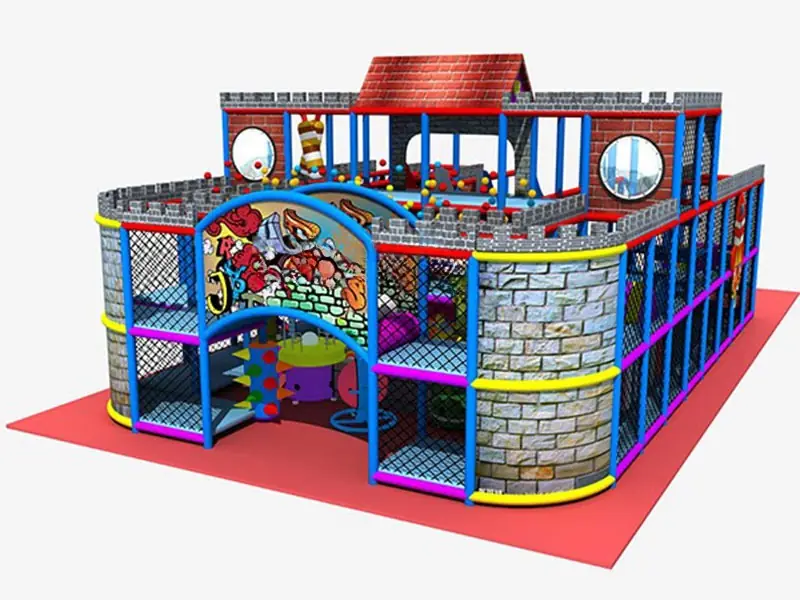 Playground interior · 15 × 8.5 × 4.8 m