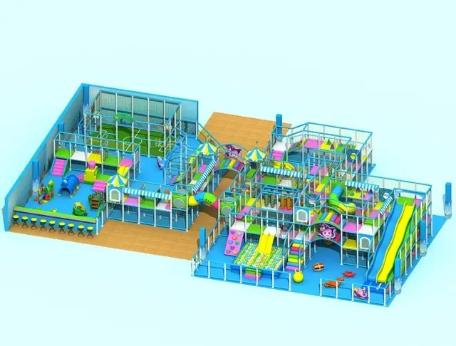 Playground interior · 18 × 30 × 4.2 m
