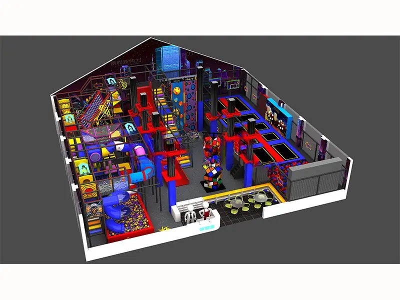 Playground interior · 22.5 × 22 m