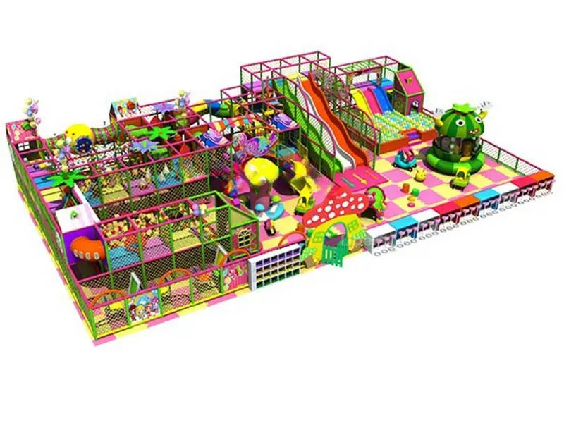 Playground interior tema nieve · 23 × 13 × 4 m