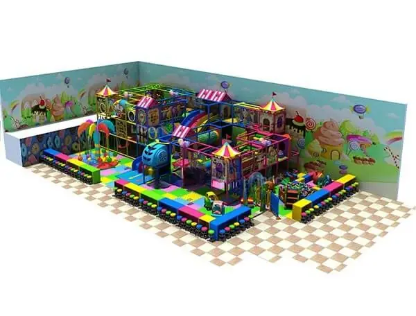 Playground interior · 21.2 × 16 × 4.2 m