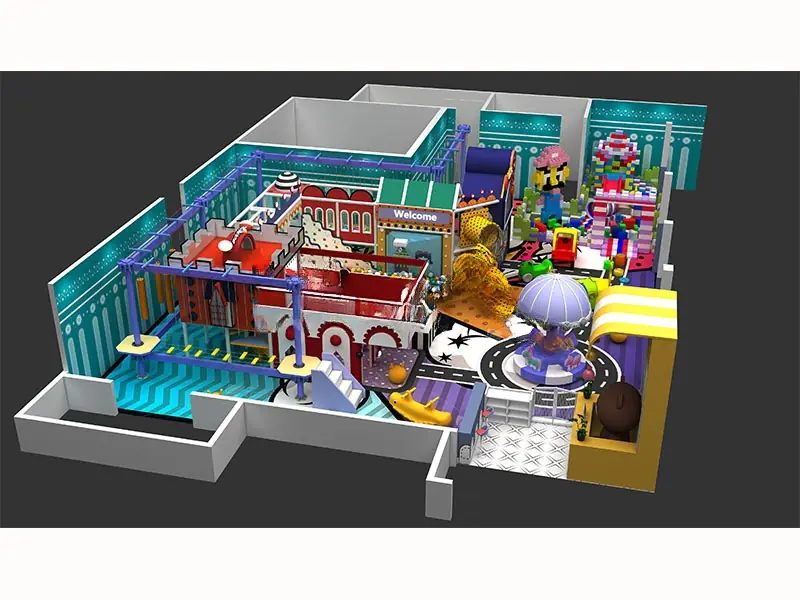Playground interior · 20.5 × 15 × 3.5 m