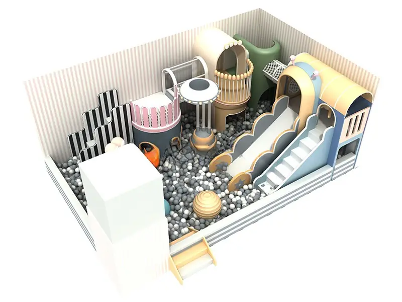 Playground interior · 5 × 8 × 3.3 m