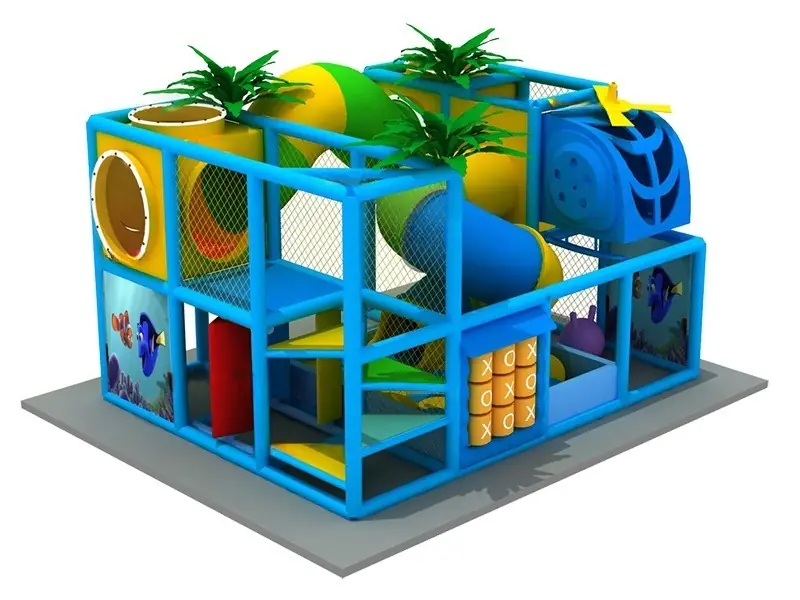 Playground interior tema océano · 4.92 × 3.69 × 2.8 m