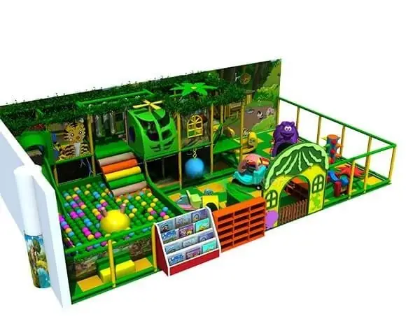 Playground interior tema selva · 11.33 × 6.09 × 3.05 m