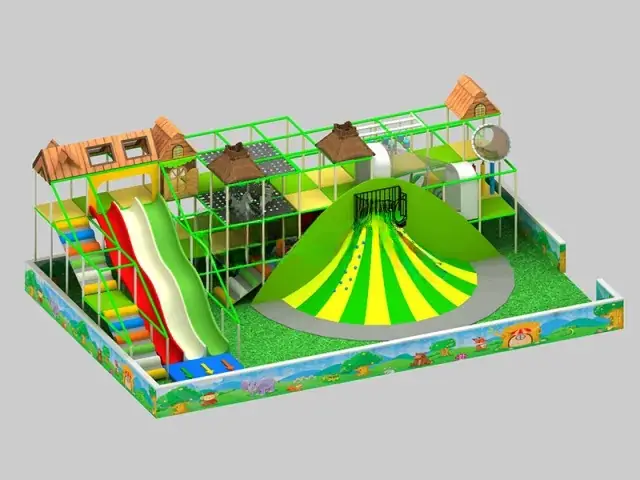 Playground interior tema selva · Modelo 0336