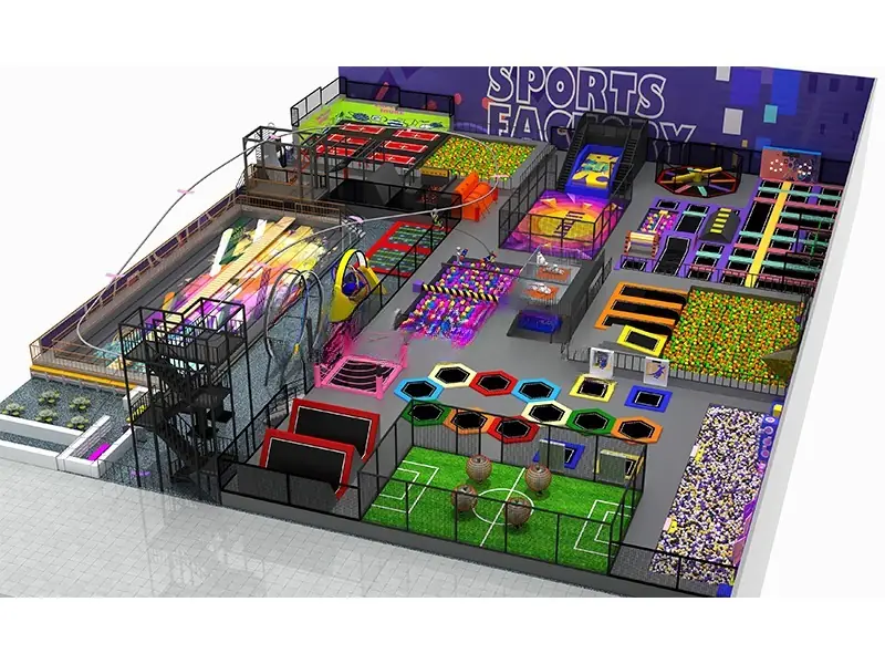 Parque de trampolines · Modelo 0017