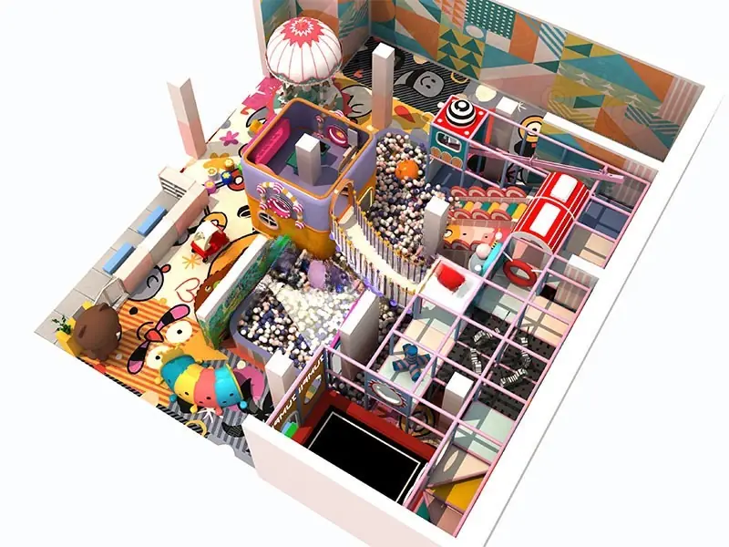 Parque de trampolines interior · Modelo 0018