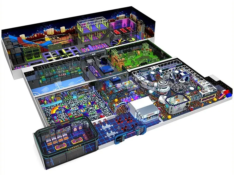 Parque de trampolines · Modelo 0038