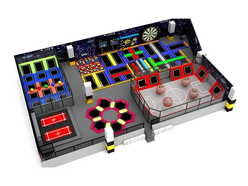 Parque de trampolines interior · Modelo 0039