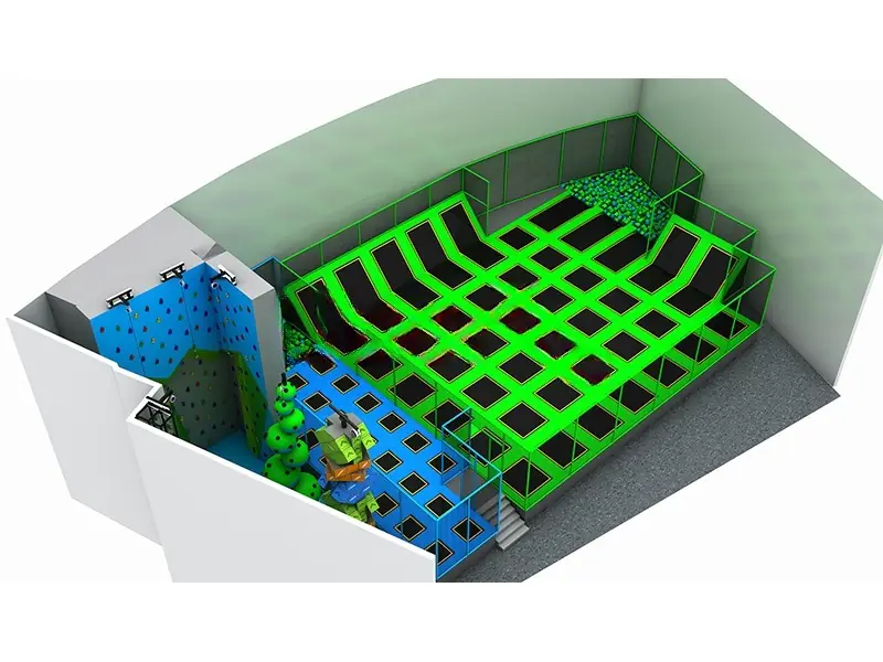 Parque de trampolines interior · Modelo 0041