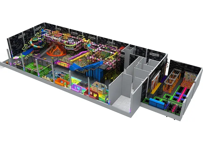 Parque de trampolines interior · Modelo 0050