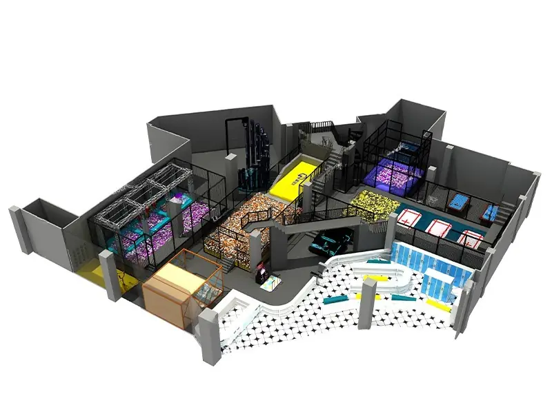 Parque de trampolines interior · Modelo 0066