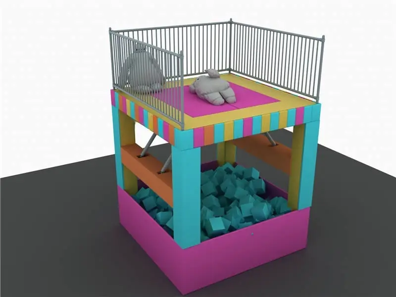 Atracción de trampolín · Modelo 0085