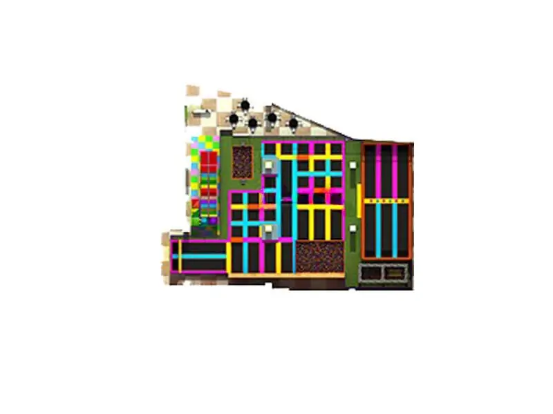 Parque de trampolines interior · 35.46 × 27.7 × 4.1 m