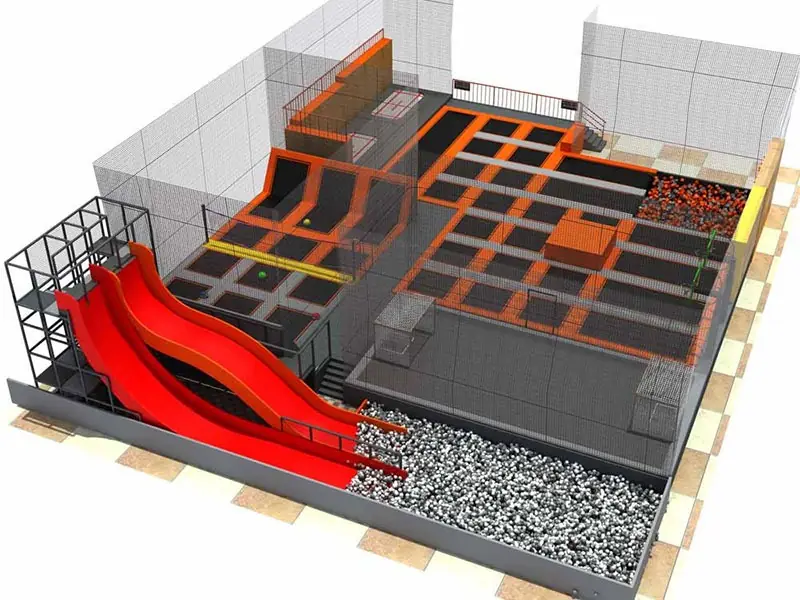 Parque de trampolines interior · Modelo 0168