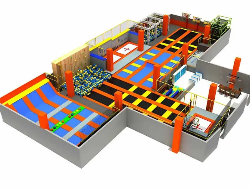 Parque de trampolines interior · Modelo 0199
