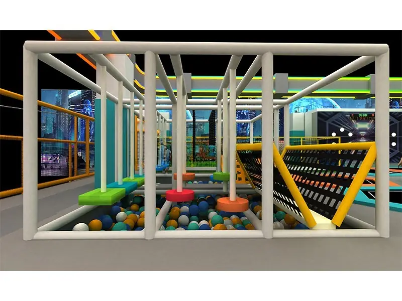 Parque de trampolines · 600 m² · Modelo 0221